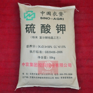 硫酸鉀，K2SO4